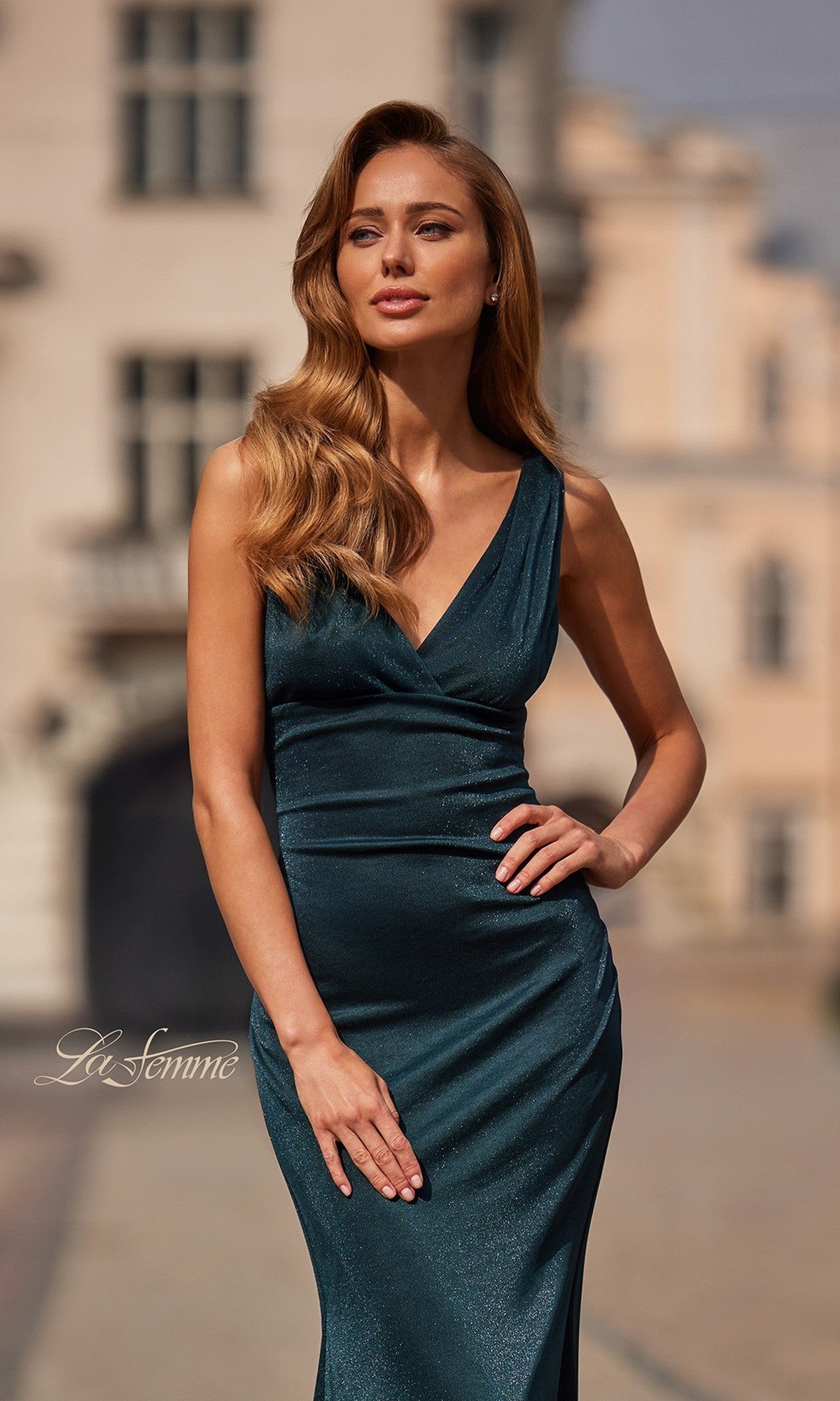 La Femme Long Prom Dress 33425 - Image