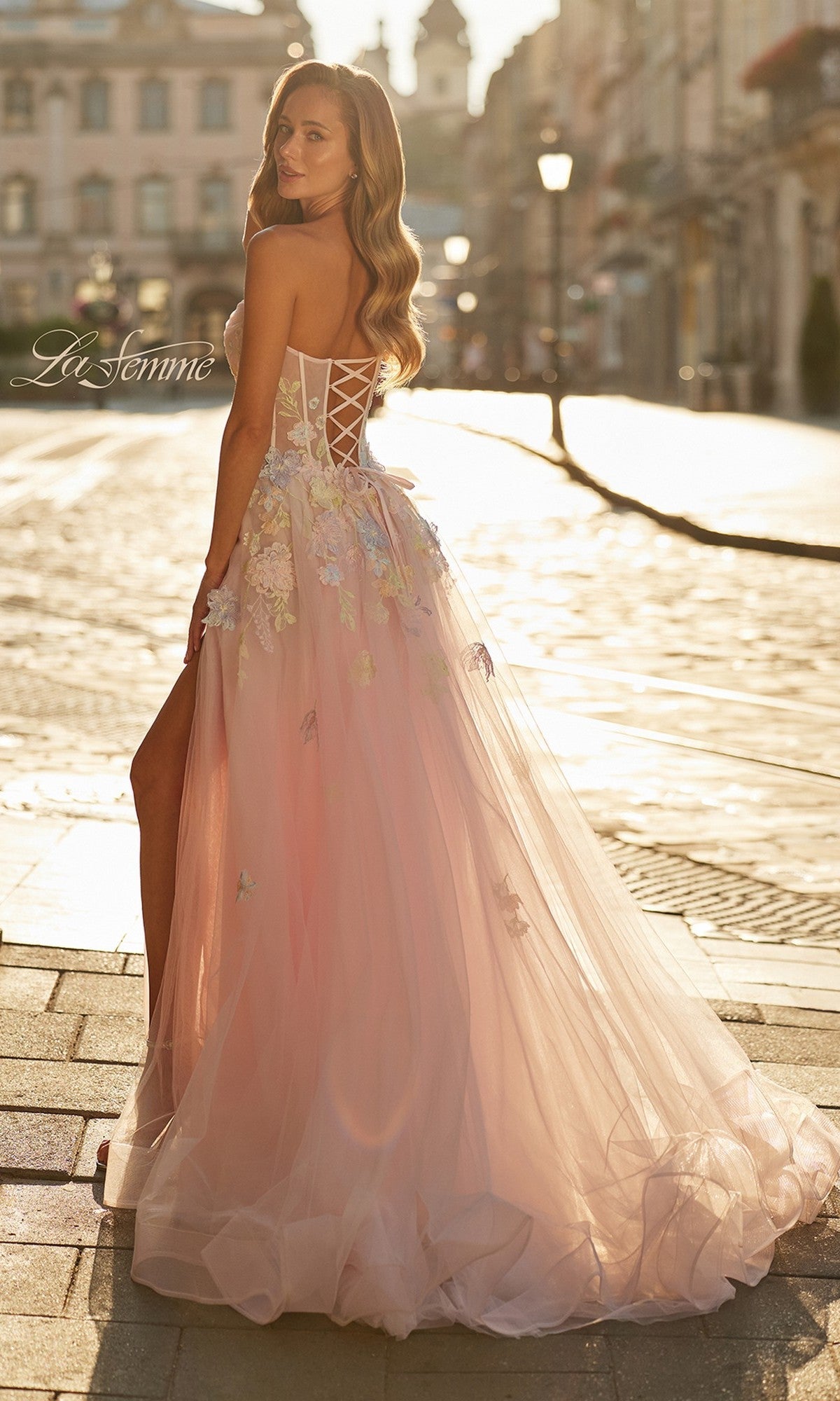 La Femme Long Prom Dress 33432 - Image