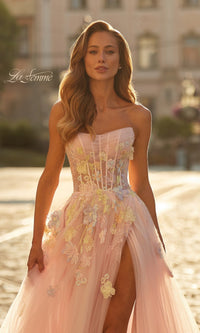 La Femme Long Prom Dress 33432 - Image