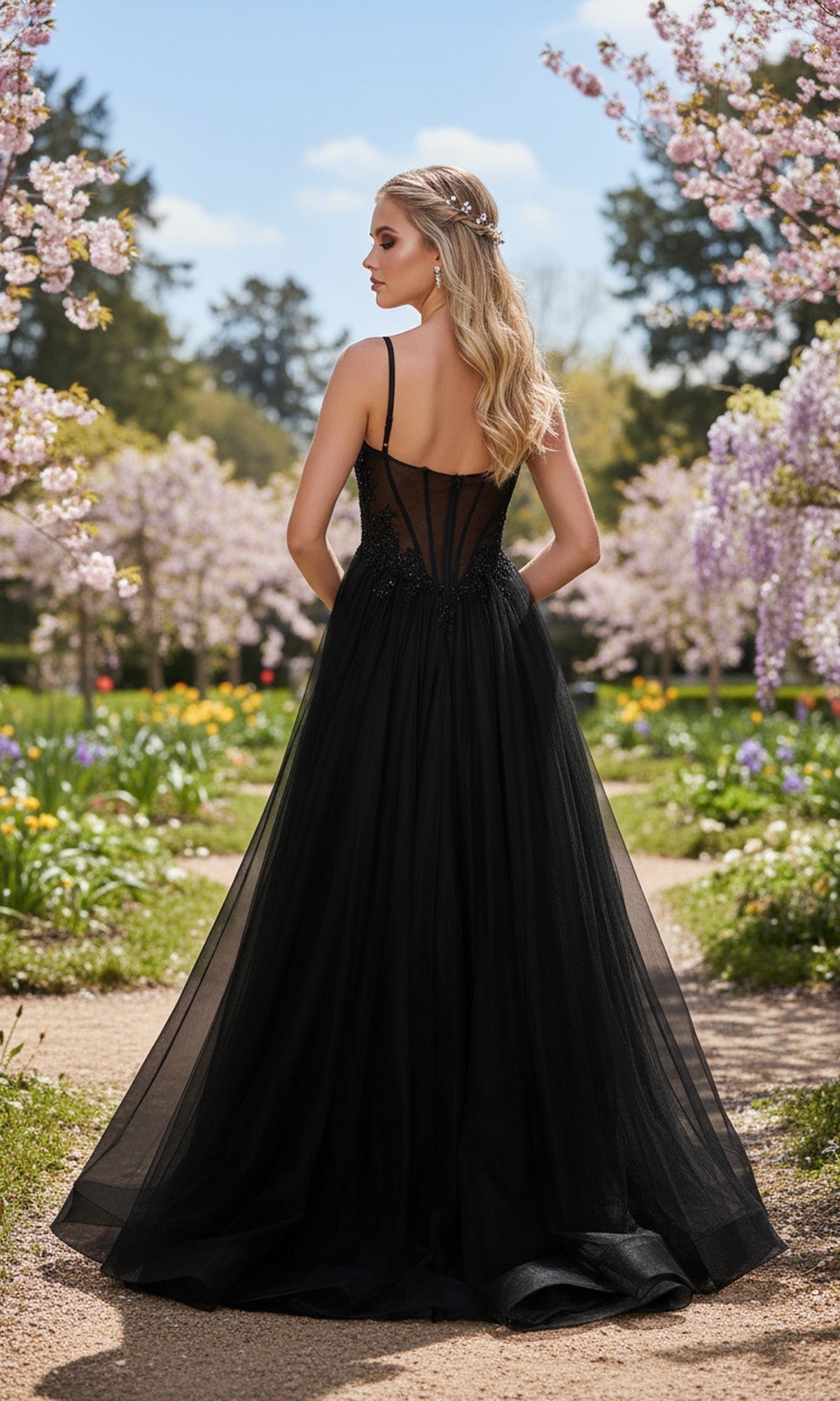 La Femme Long Prom Dress 33436 - Image
