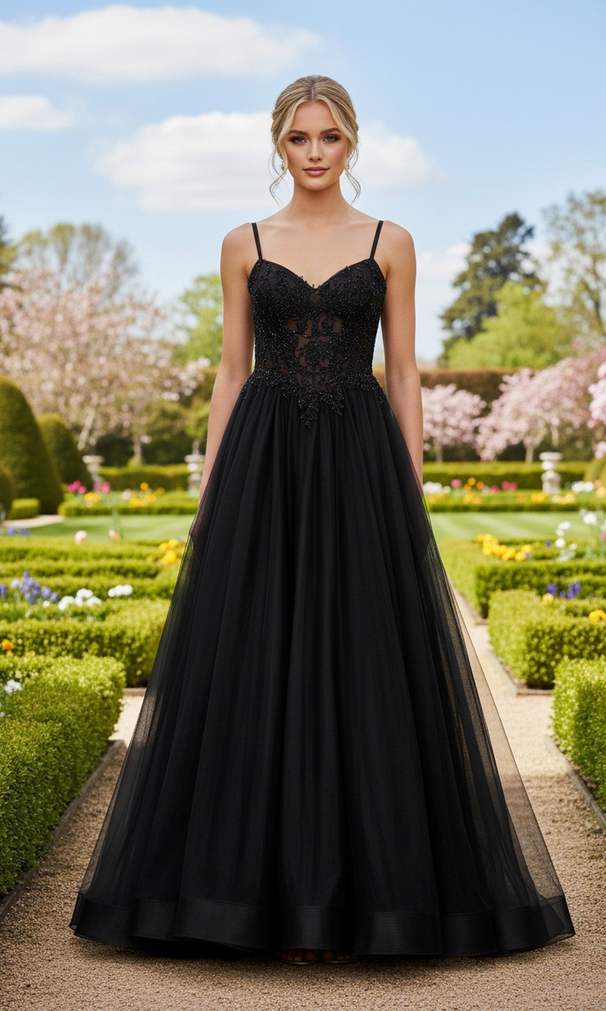 La Femme Long Prom Dress 33436 - Image