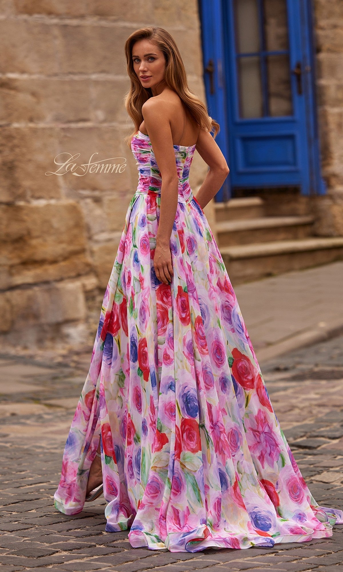 La Femme Long Prom Dress 33487 - Image