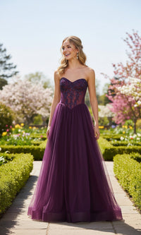La Femme Long Prom Dress 33491 - Image
