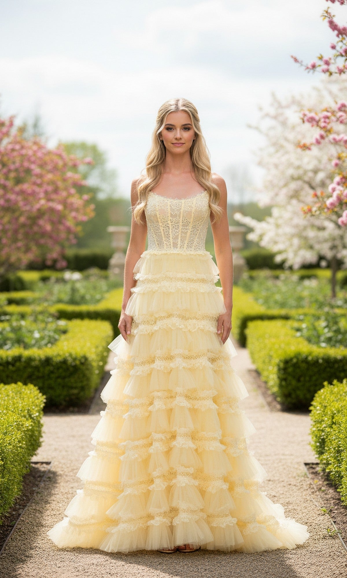 La Femme Long Prom Dress 33493 - Image