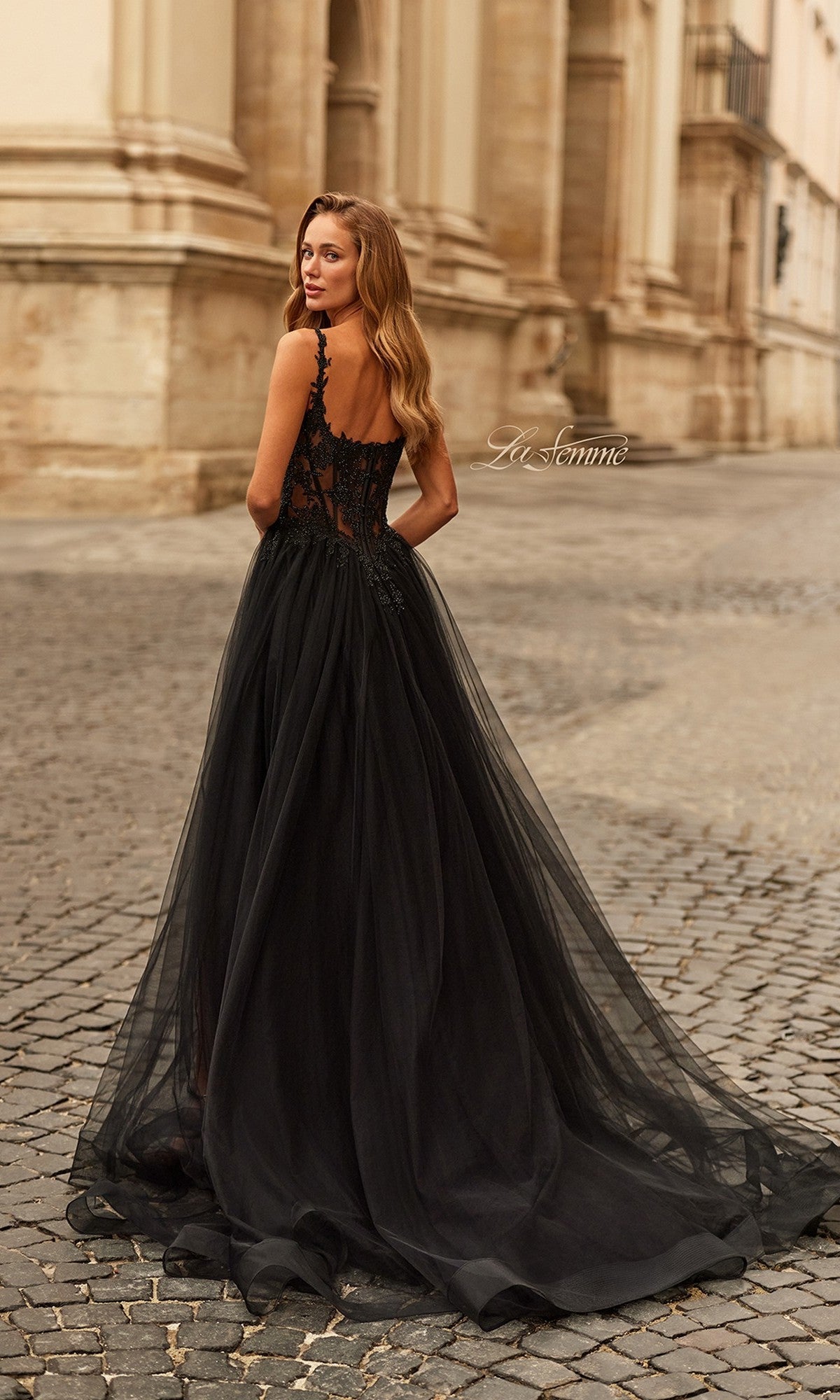 La Femme Long Prom Dress 33499 - Image