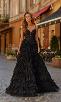La Femme Long Prom Dress 33525 - Image