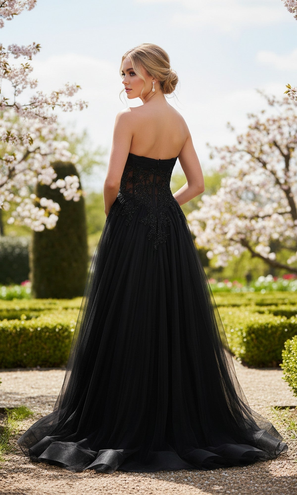 La Femme Long Prom Dress 33528 - Image