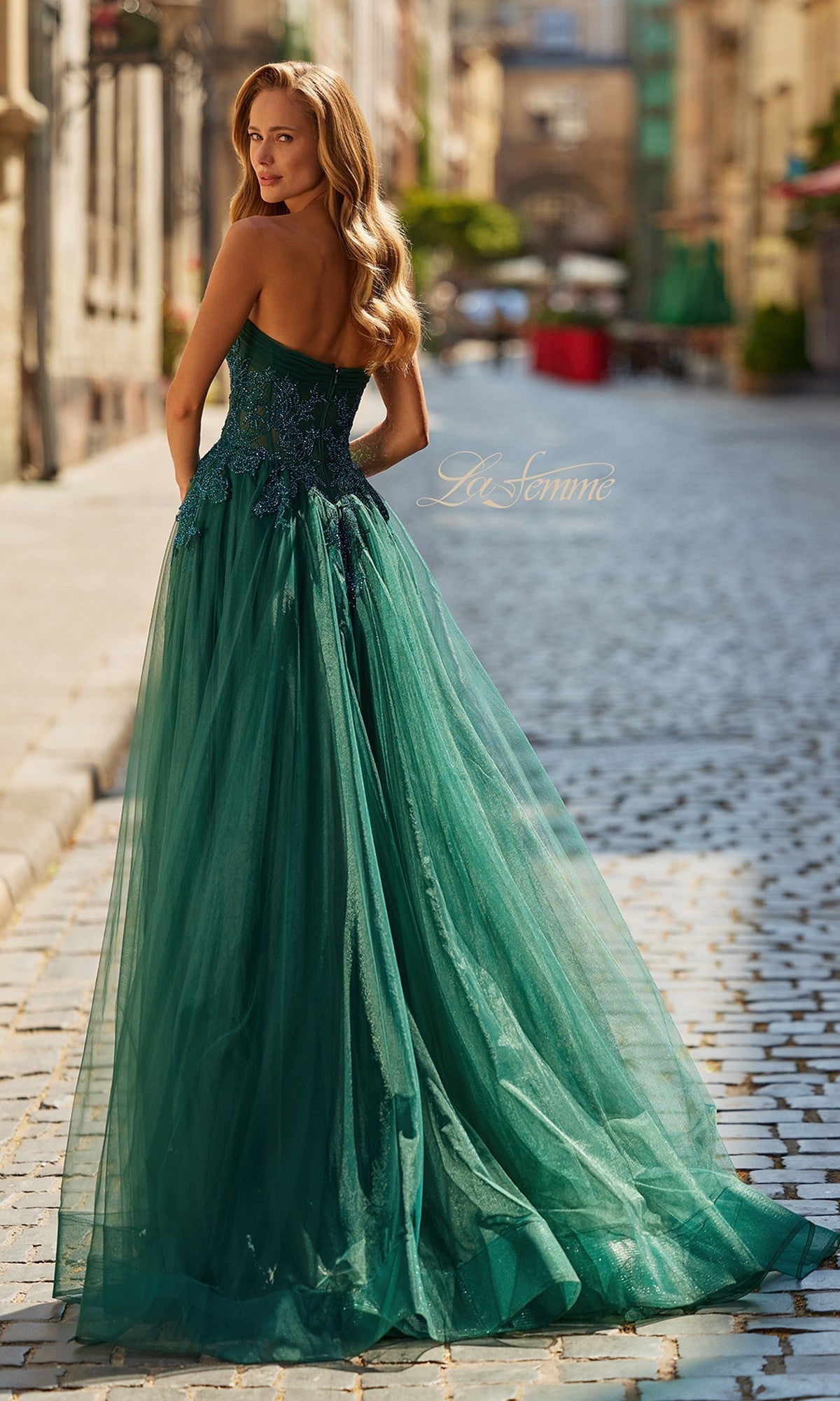 La Femme Long Prom Dress 33528 - Image