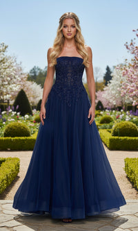 La Femme Long Prom Dress 33528 - Image