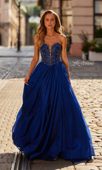 La Femme Long Prom Dress 33552 - Image