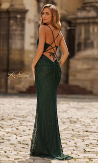 La Femme Long Prom Dress 33628 - Image