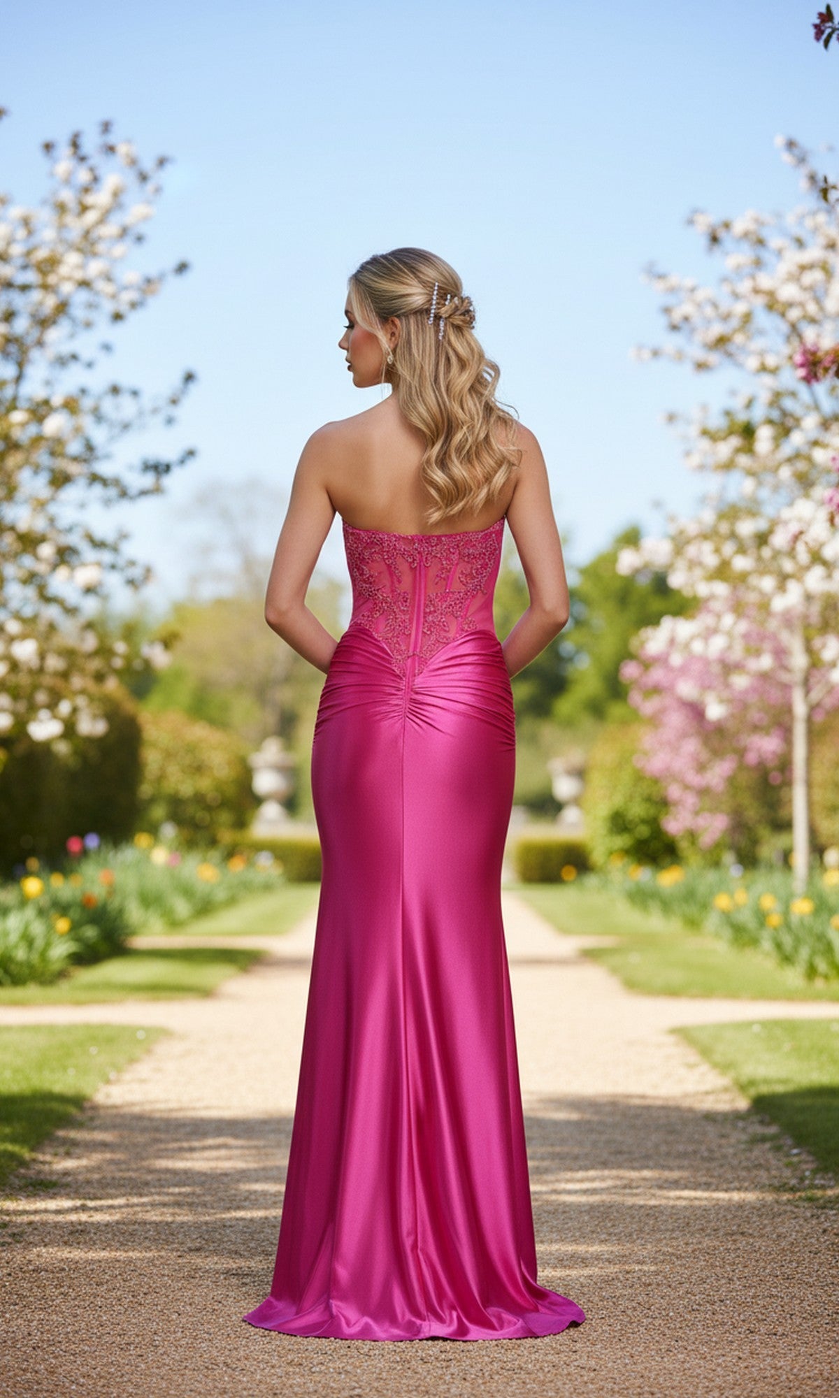 La Femme Long Prom Dress 33639 - Image