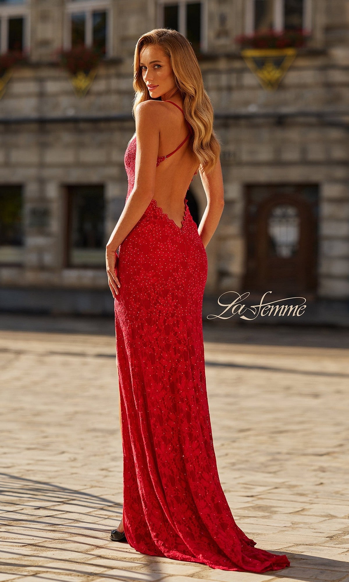 La Femme Long Prom Dress 33647 - Image