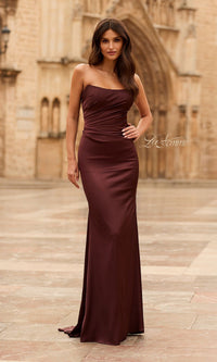 Chocolate La Femme Long Prom Dress 33670 - Image
