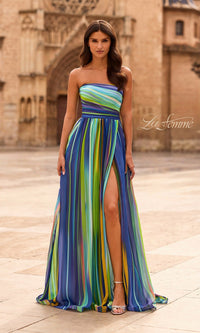 Multi La Femme Long Prom Dress 33690 - Image