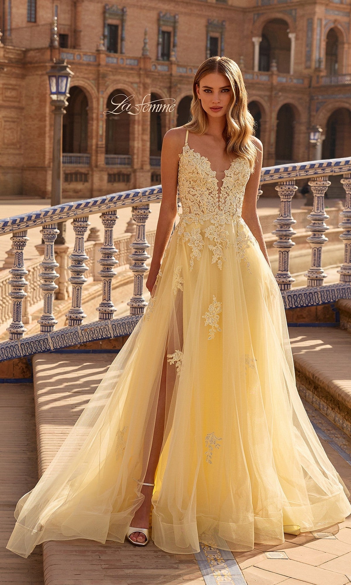 La Femme Long Prom Dress 33716 - Image