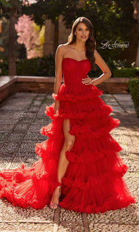 La Femme Long Prom Dress 33717 - Image