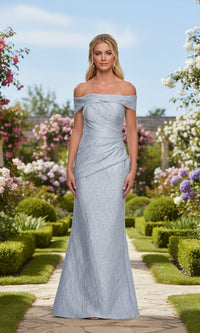 Light Blue La Femme Long Prom Dress 33719 - Image