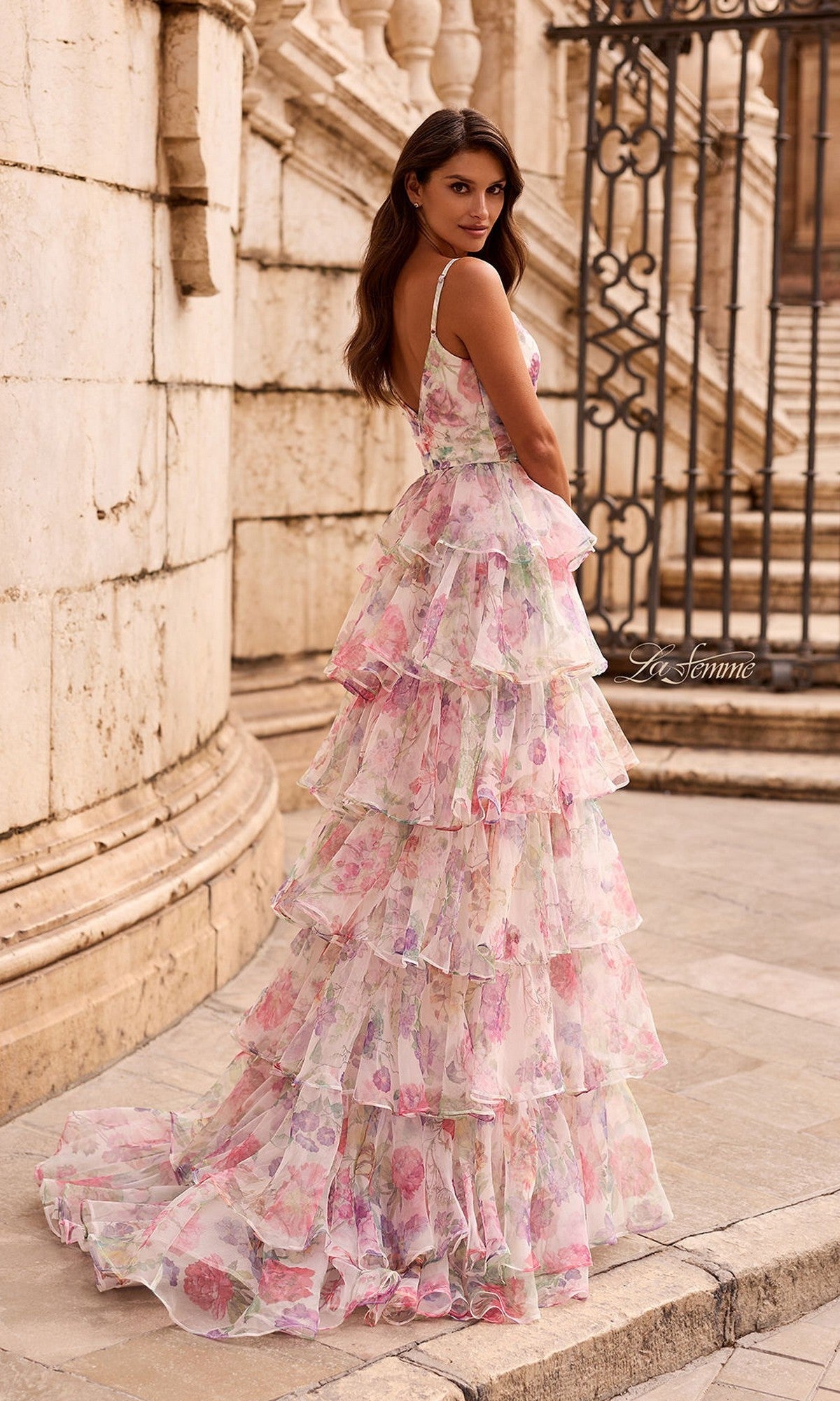 La Femme Long Prom Dress 33740 - Image
