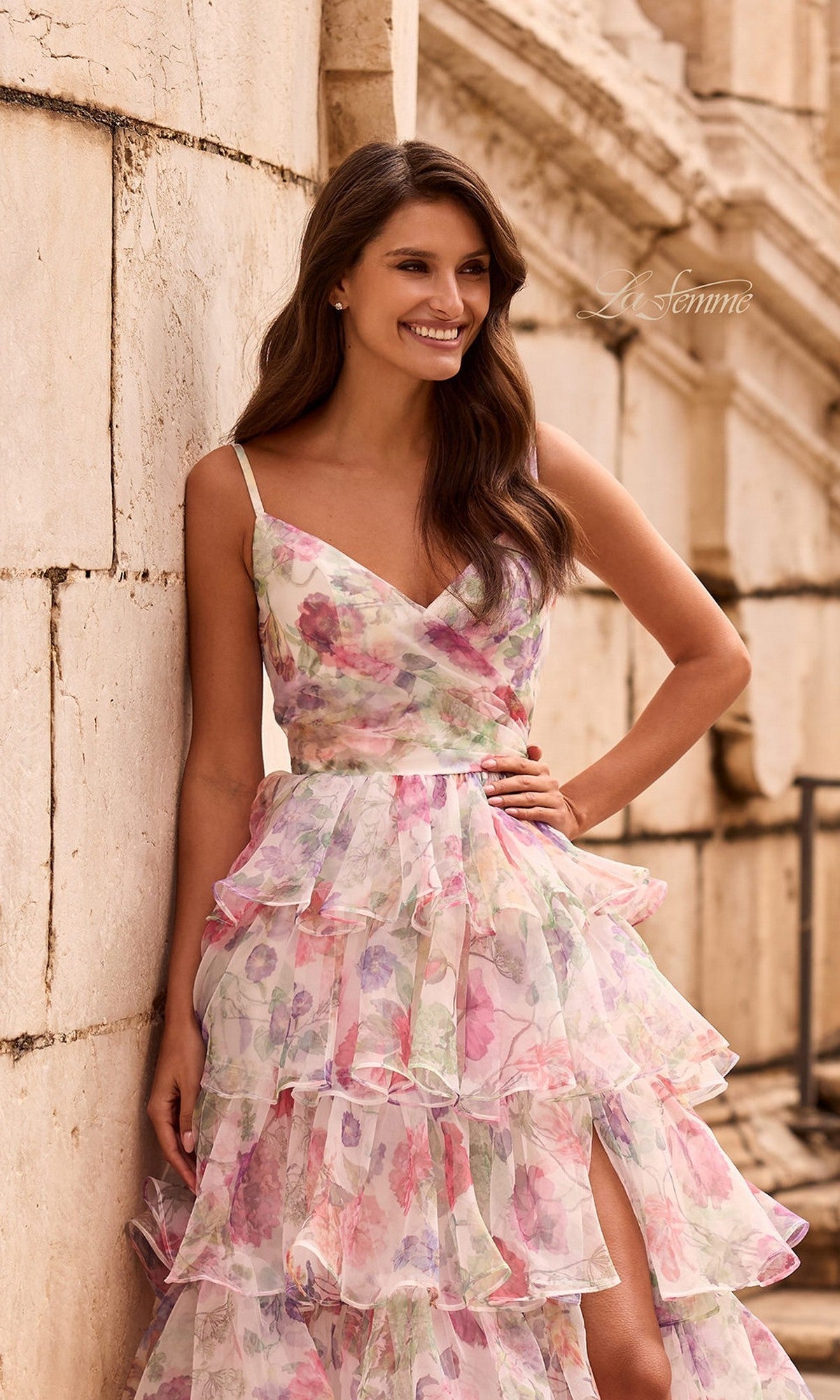 La Femme Long Prom Dress 33740 - Image