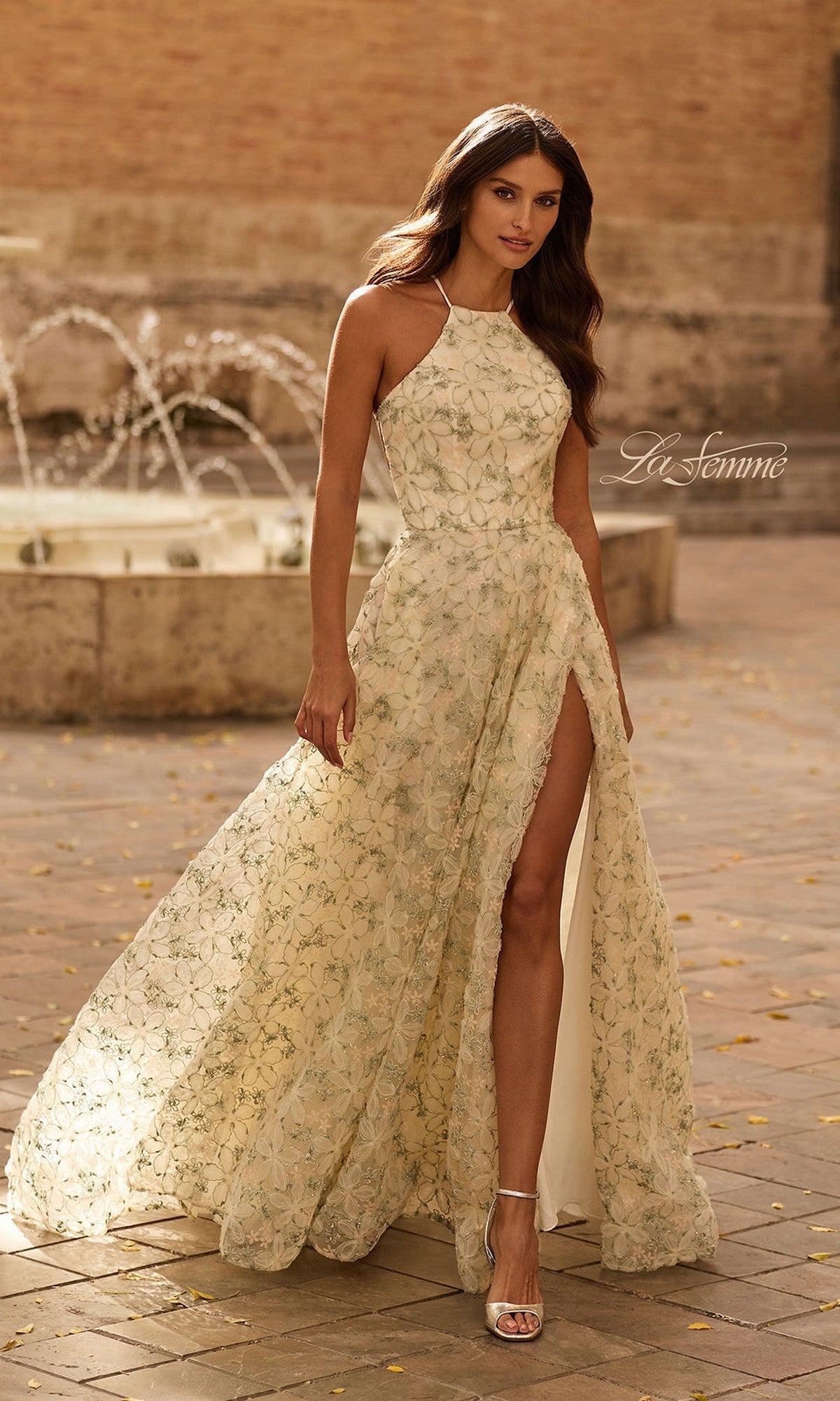 Multi La Femme Long Prom Dress 33865 - Image