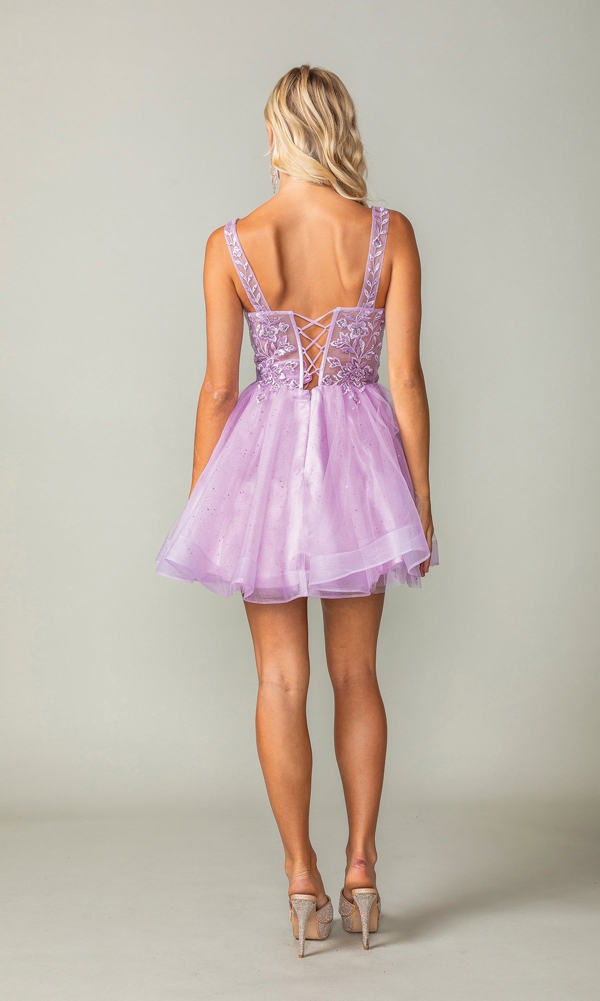 Short Dress 3390 by Dancing Queen Lilac / Large Short Dress 3390 by Dancing Queen Lilac / Large