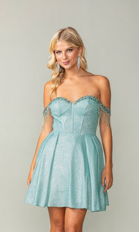 Sage Dancing Queen Short Party Dress 3392