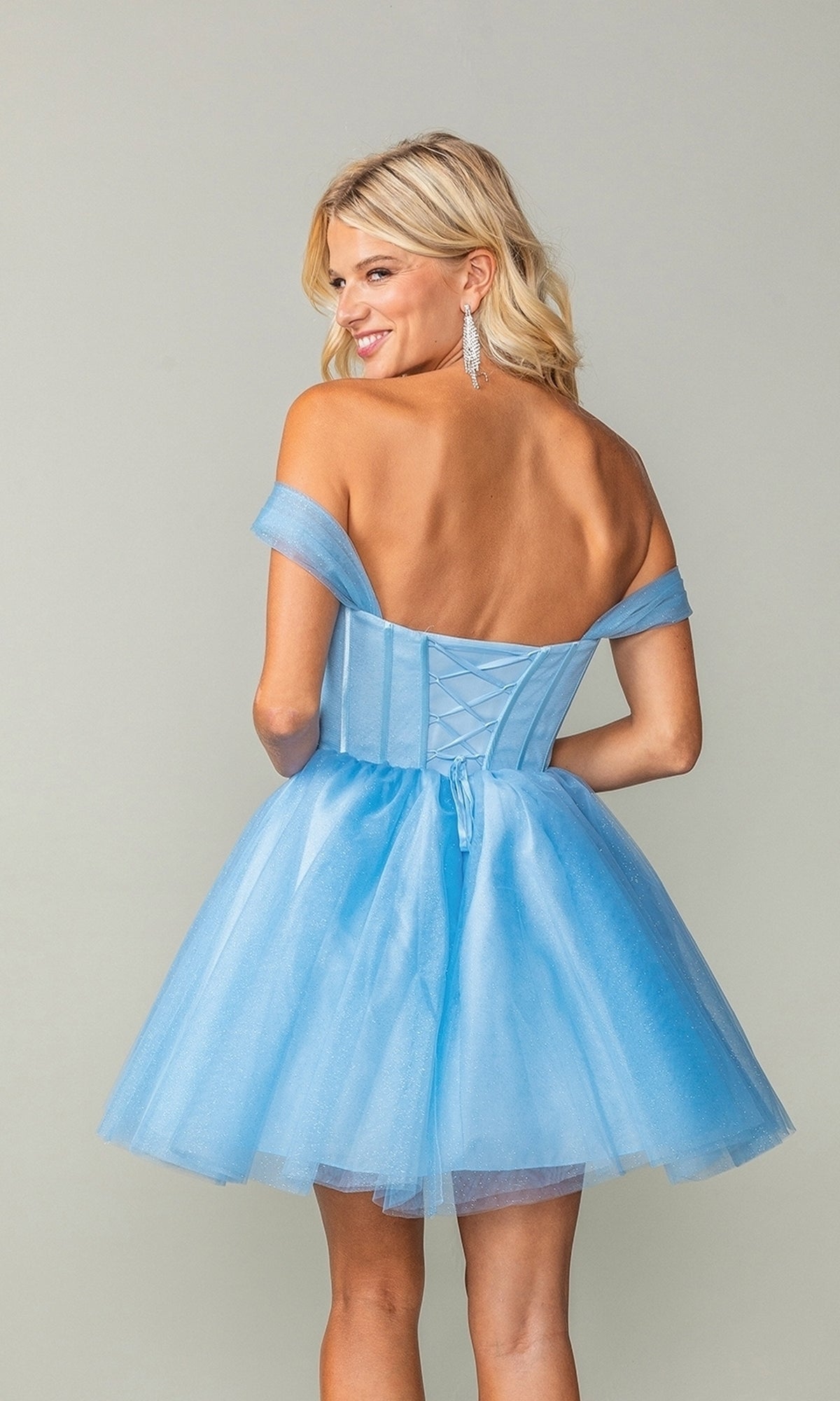 Short Dress 3394 by Dancing Queen Bahama Blue / 3XLarge Short Dress 3394 by Dancing Queen Bahama Blue / 3XLarge