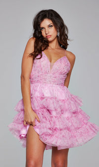 Pink Jovani Short Party Dress 36844
