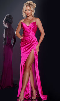 Fuchsia Jovani Long Formal Dress 37079