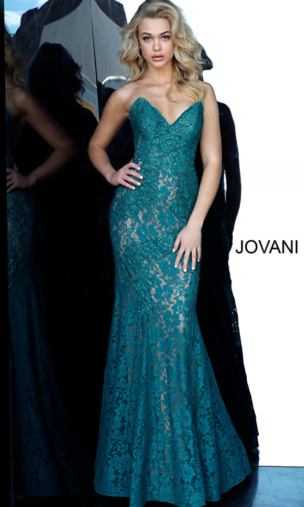 Emerald Formal Long Dress 37334 by Jovani