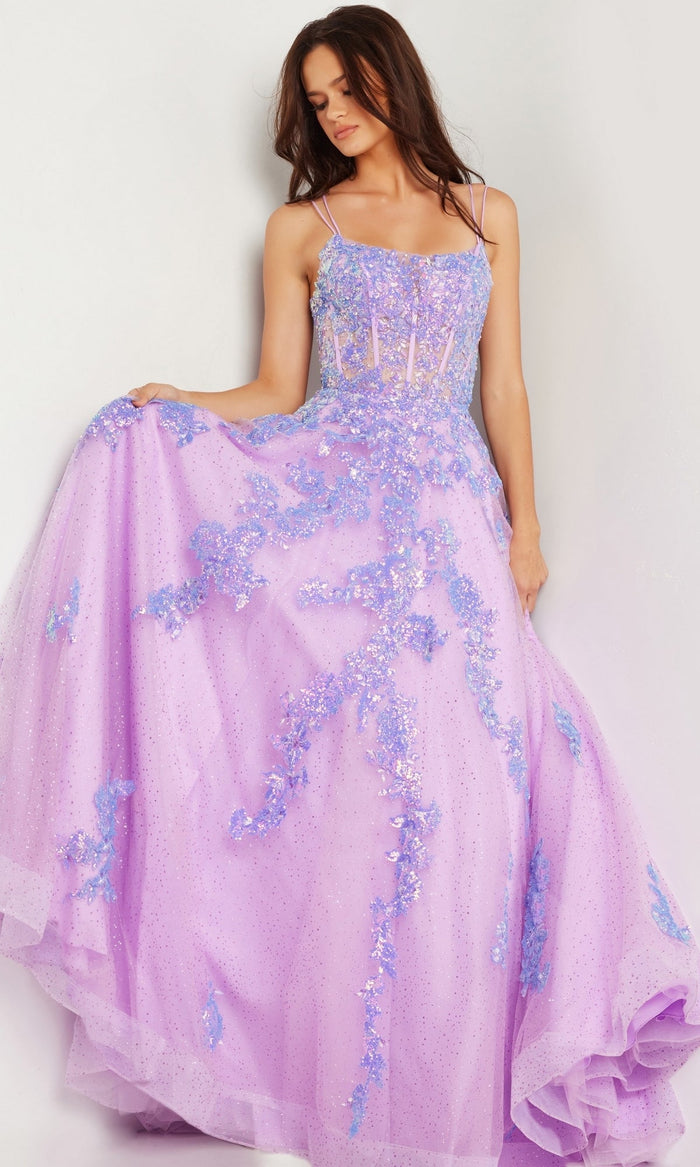 Lilac Formal Long Dress 37700 by Jovani