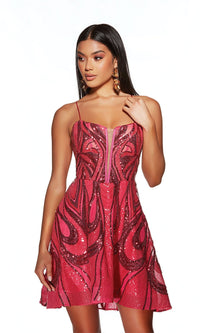 Cerise Alyce Short Party Dress 3778
