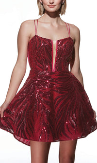 Cerise Alyce Short Party Dress 3783