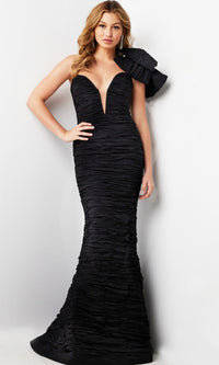 Black Jovani Long Formal Evening Gown 38240