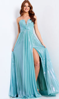 Mint Jovani Long Formal Dress 39023 - Image