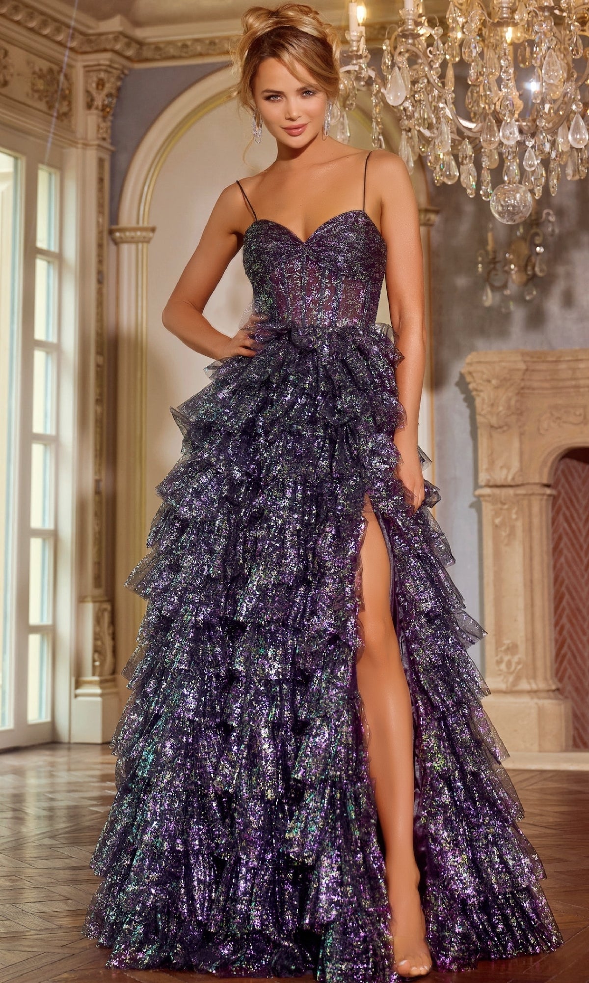 Black Jovani Long Formal Dress 39305