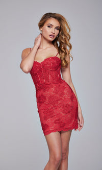 Red Jovani Short Party Dress 39332