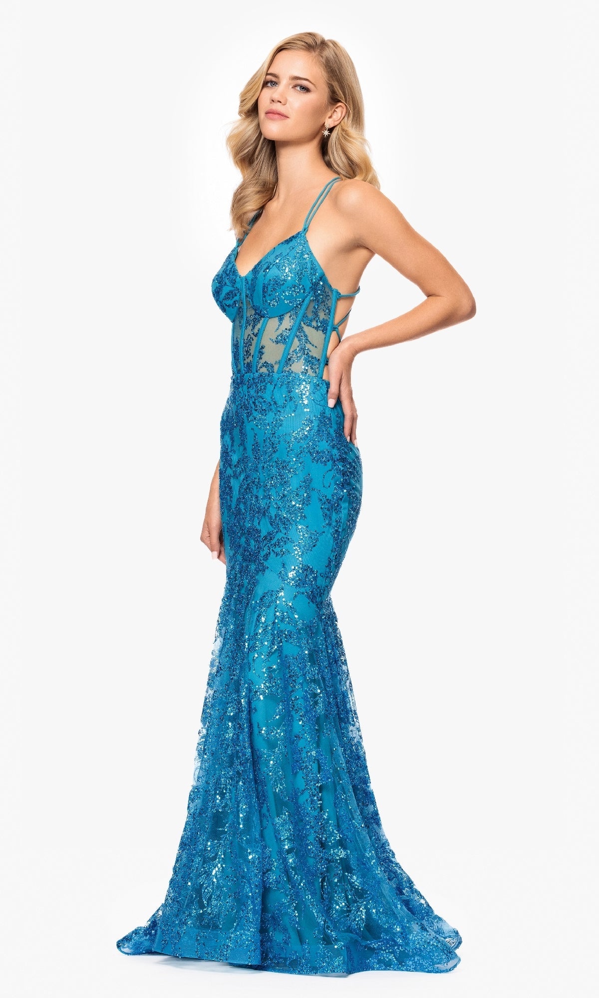Blondie Nites Long Formal Dress 3960bn-2