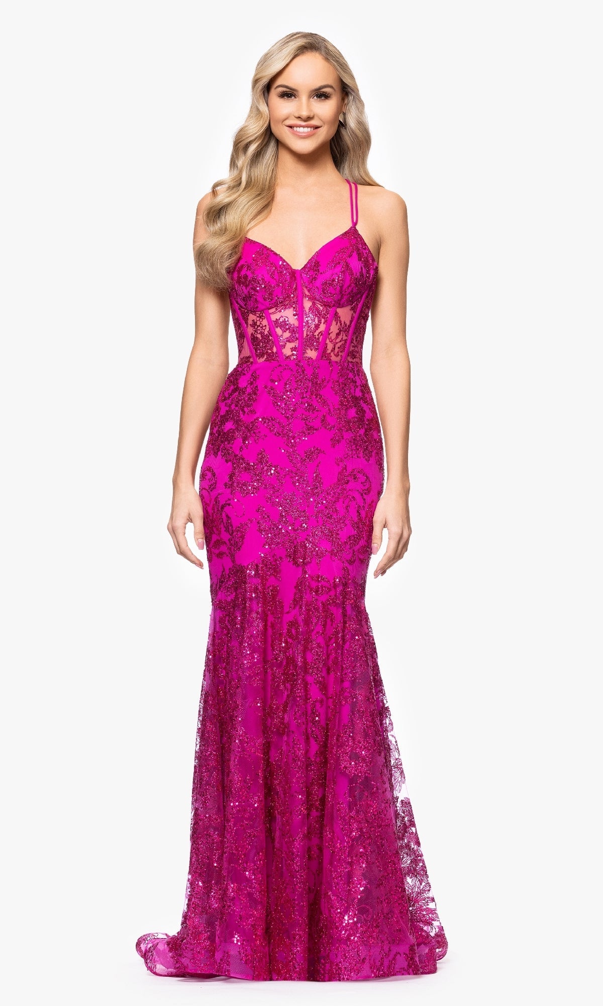Blondie Nites Long Formal Dress 3960bn-2