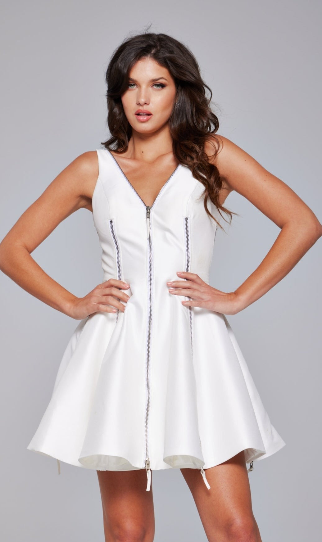 Short Dress 39821 by Jovani Purple / 8 Short Dress 39821 by Jovani Purple / 8