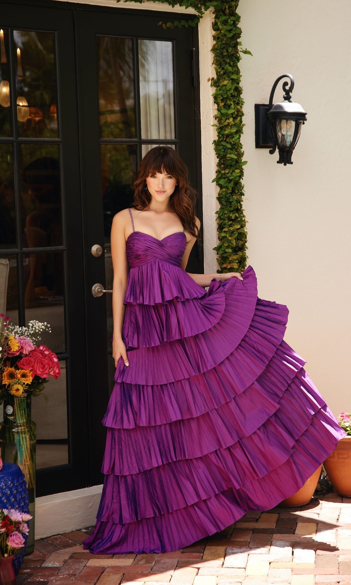 Violet Ava Presley Long Formal Dress 40046 - Image