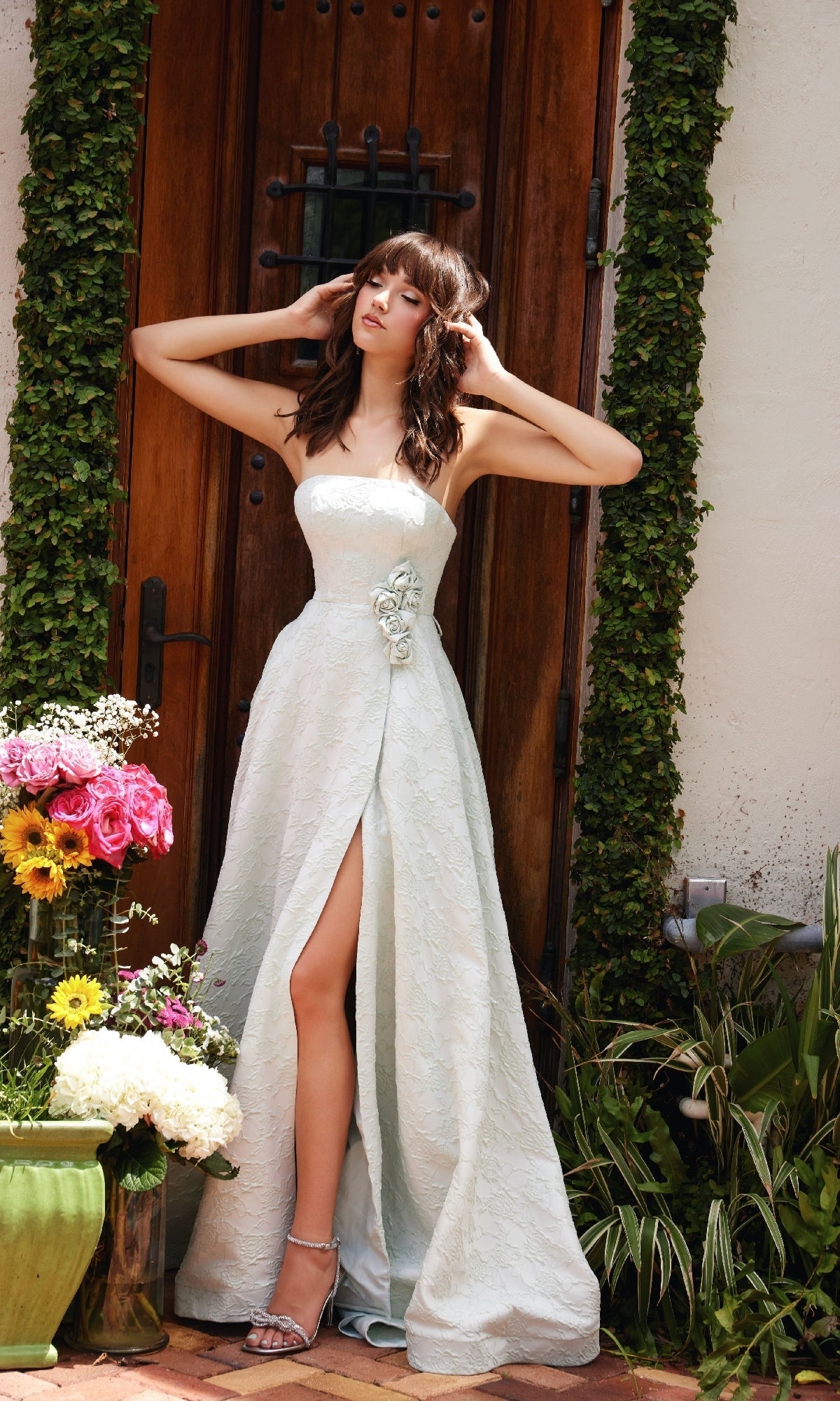 Mint Ava Presley Long Formal Dress 40097 - Image