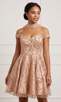 Rose Chicas Short Party Dress 4021
