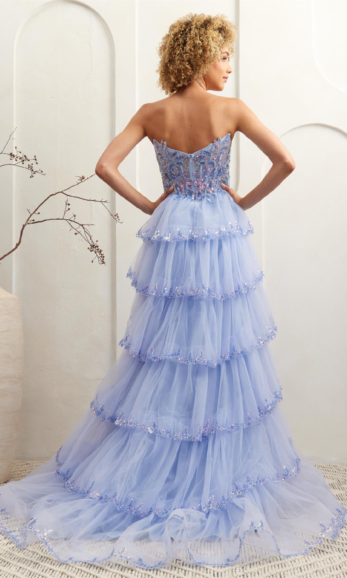 Amelia Couture Long Formal Dress 4033