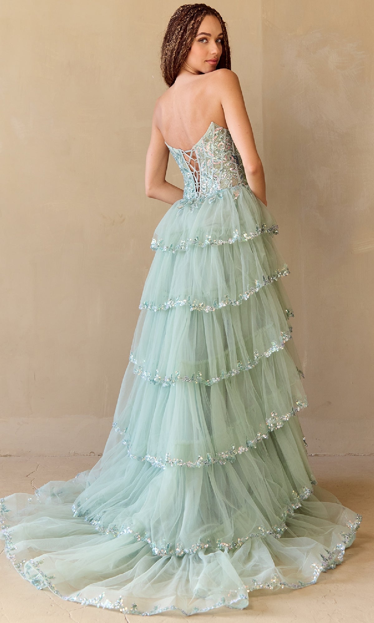 Amelia Couture Long Formal Dress 4033