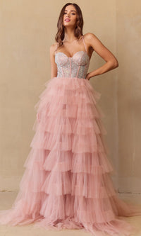 Blush Amelia Couture Long Prom Dress 4048