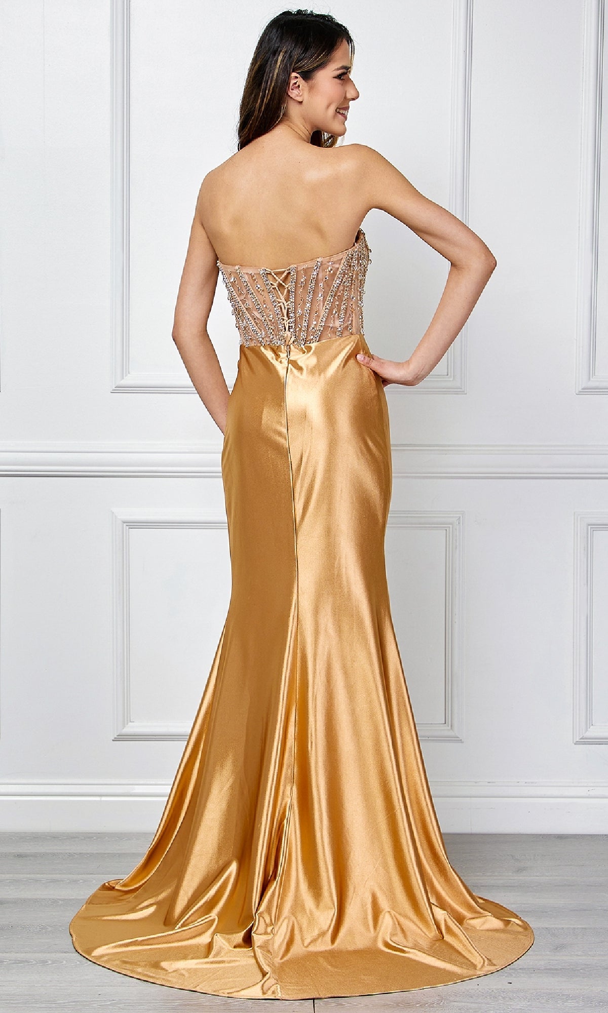 Amelia Couture Long Prom Dress 4049