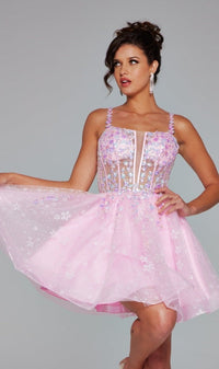 Pink Jovani Short Party Dress 40501