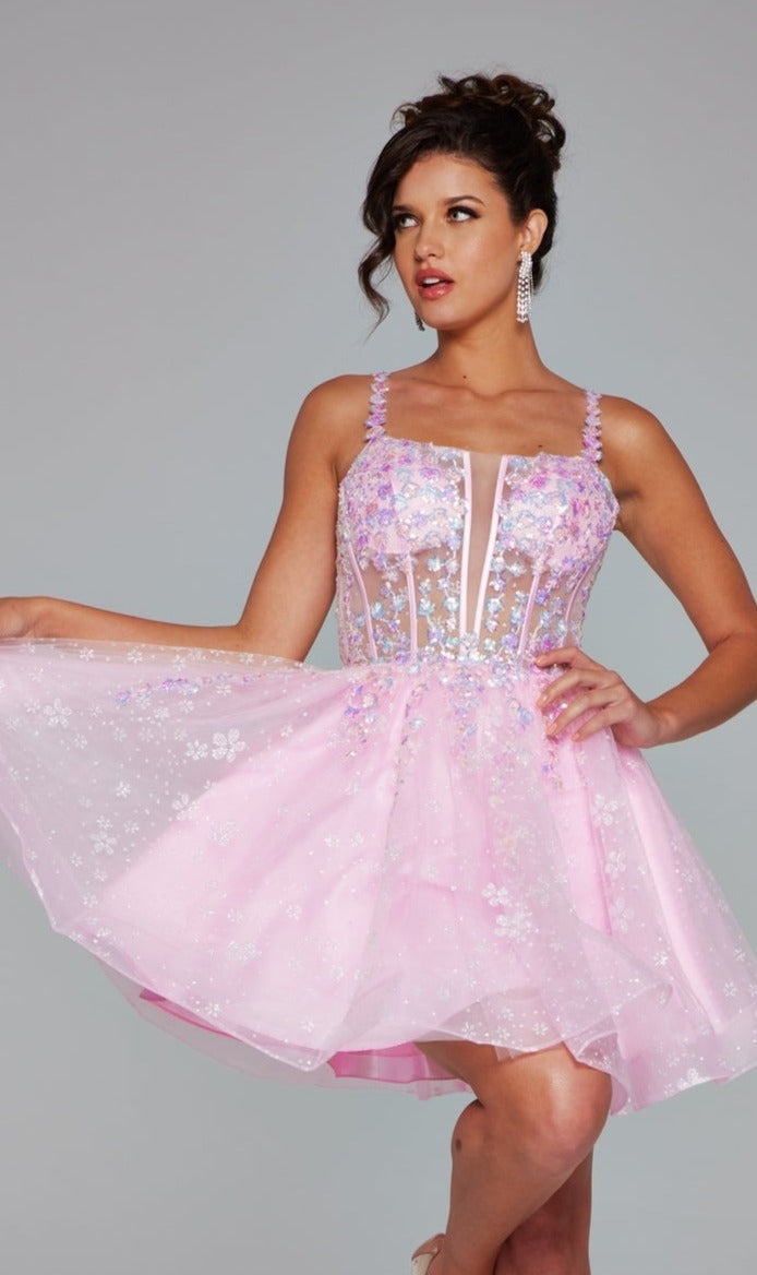 Pink Jovani Short Party Dress 40501
